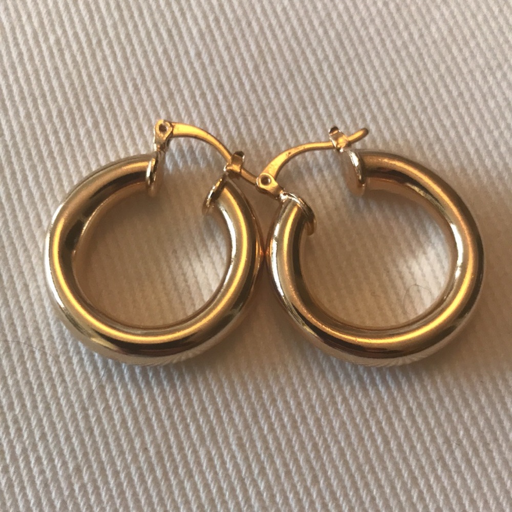 Link’d The Label Chunky Tube Hoops